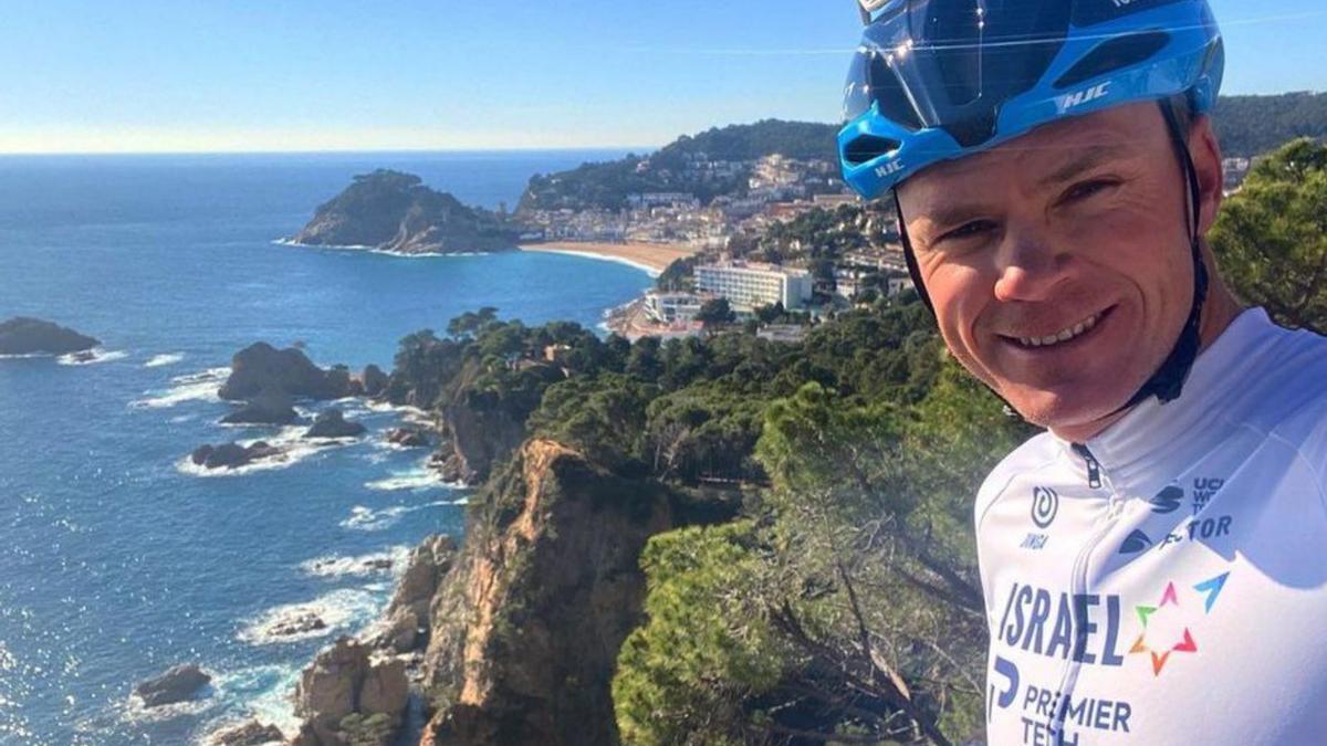 Chris Froome s’entrena a  Tossa de Mar | INSTAGRAM