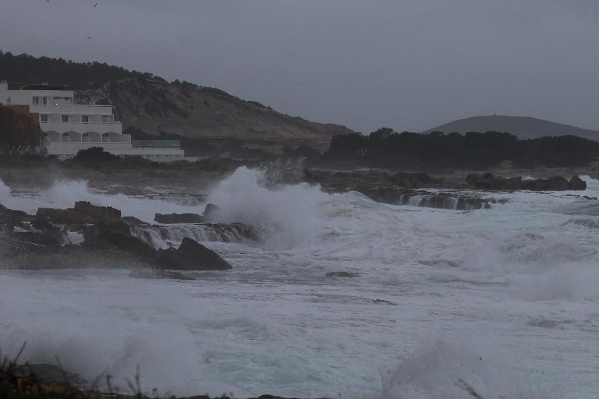 El temporal en Sant Antoni