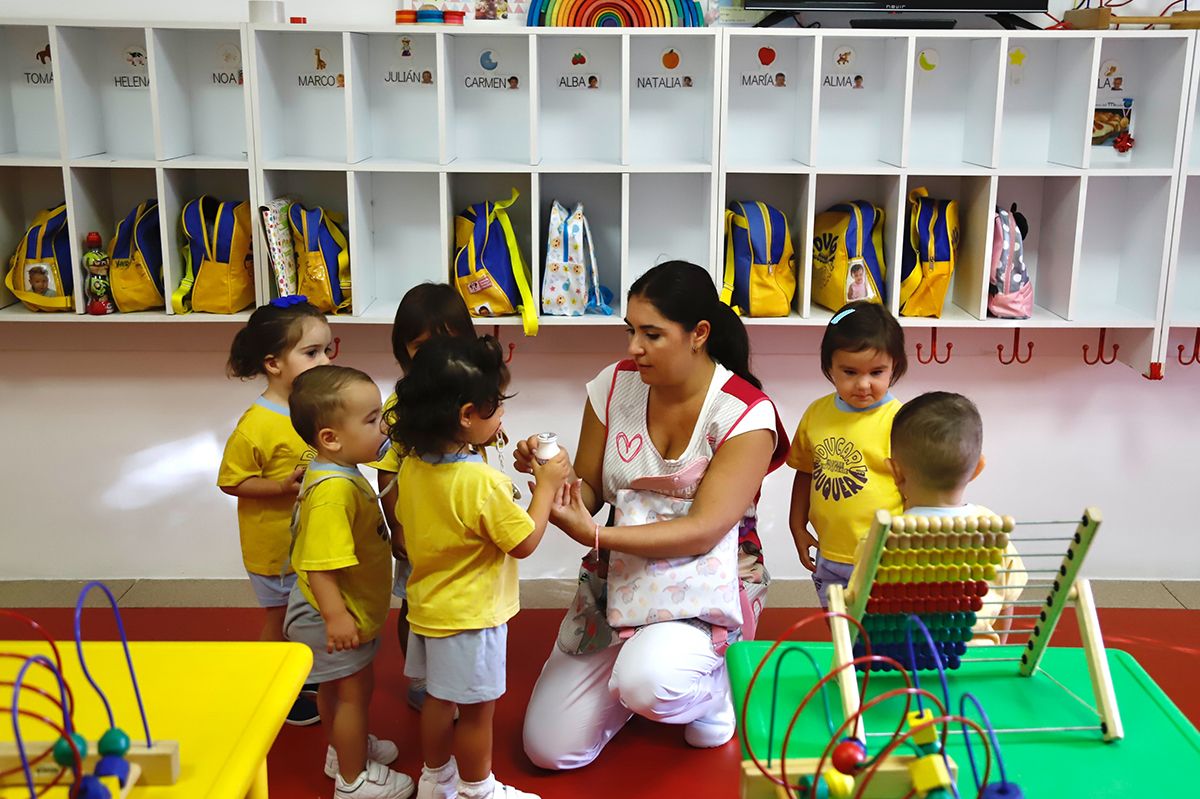 Primer día de clase en las escuelas infantiles