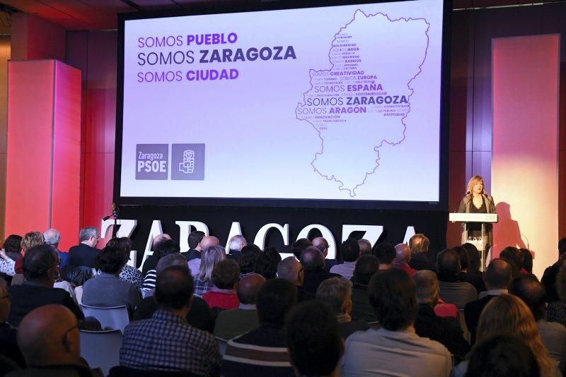 Acto de presentación de la campaña "Somos Zaragoza", del PSOE