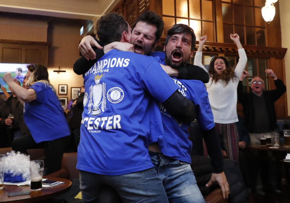 El Leicester, campeón de la Premier League