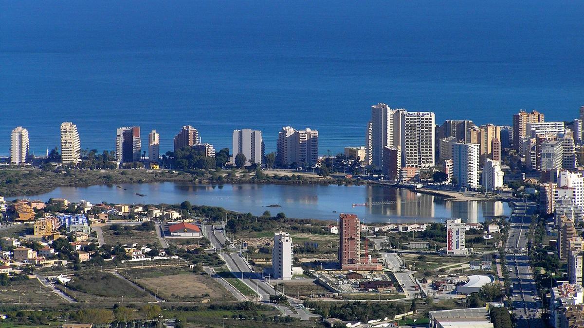 Vista de la zona de Les Salines de Calp.