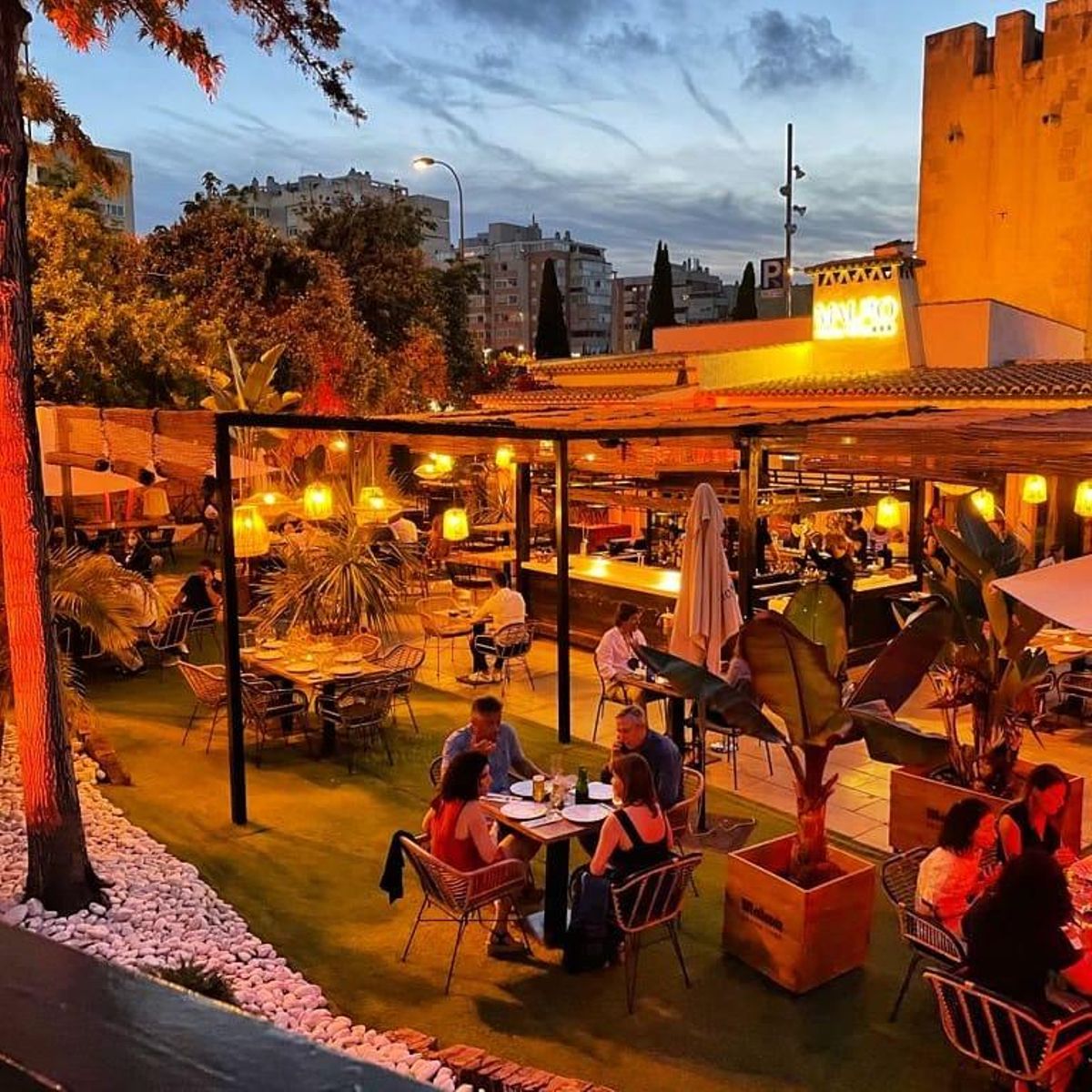 Terraza del actual Mauro o La Torre de Don García.