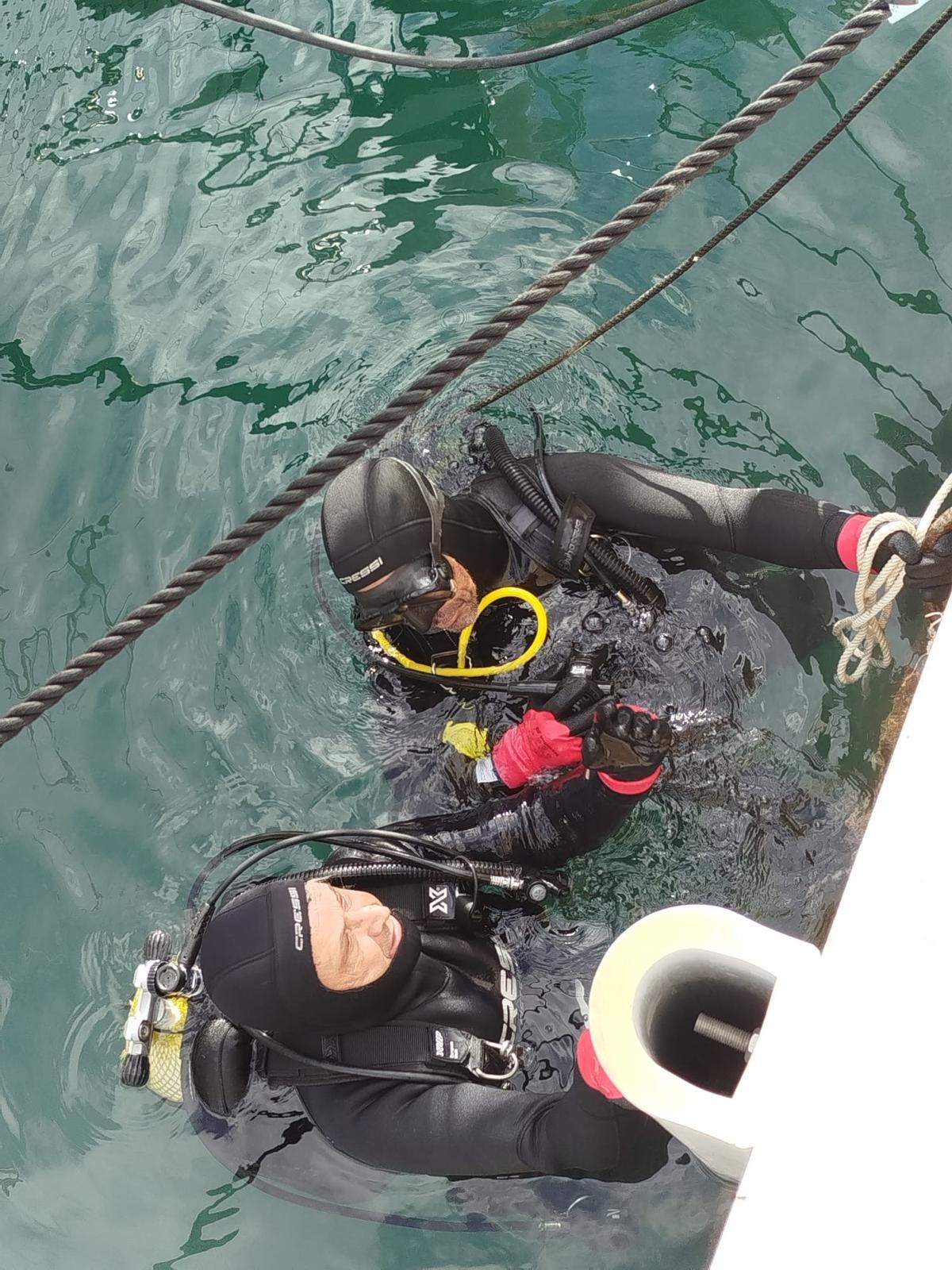 FOTOS | Récord de buzos voluntarios en la sexta limpieza del fondo marino de Club de Mar-Mallorca