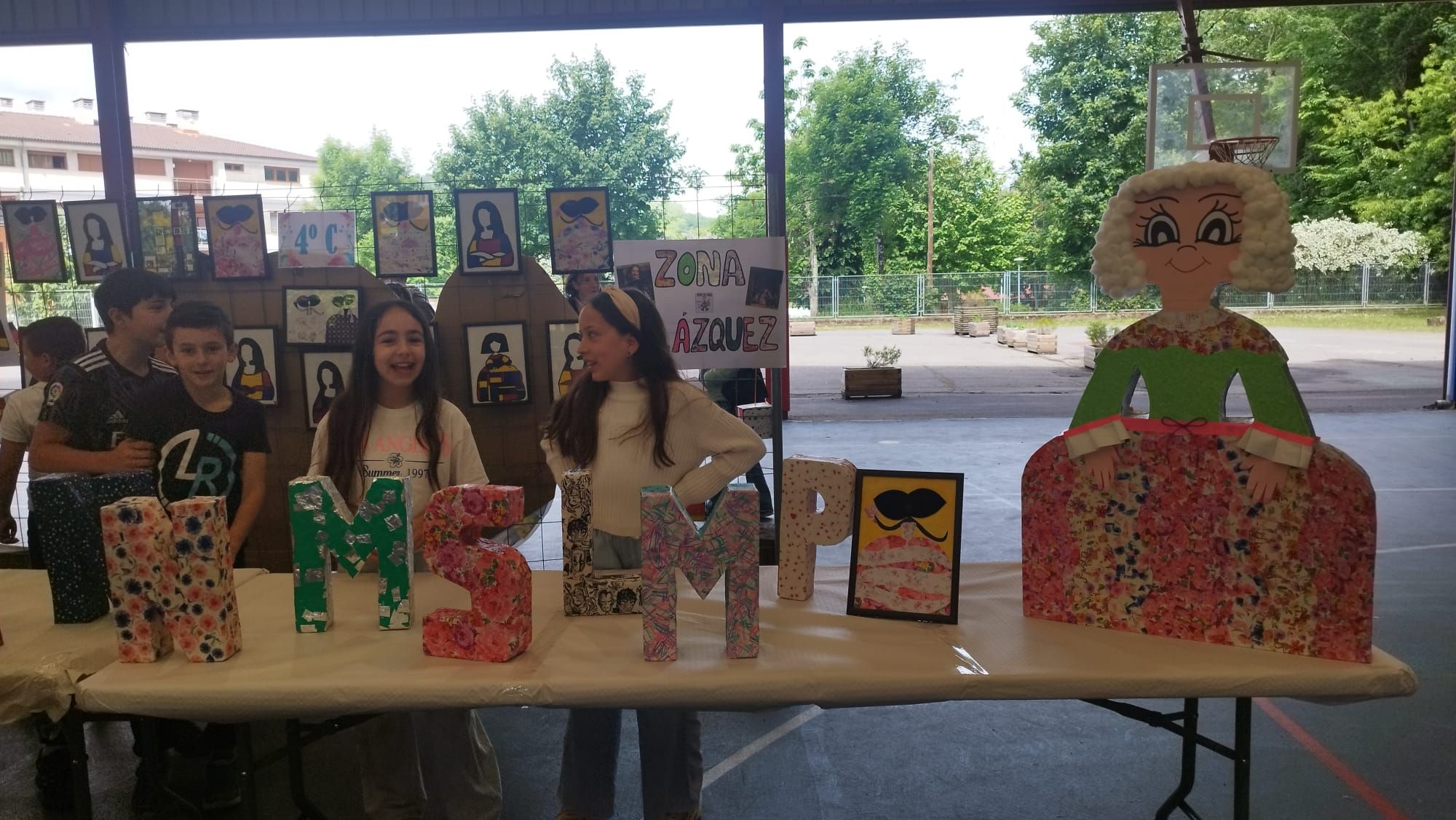 Feria del Arte en el Colegio Reconquista de Cangas de Onís