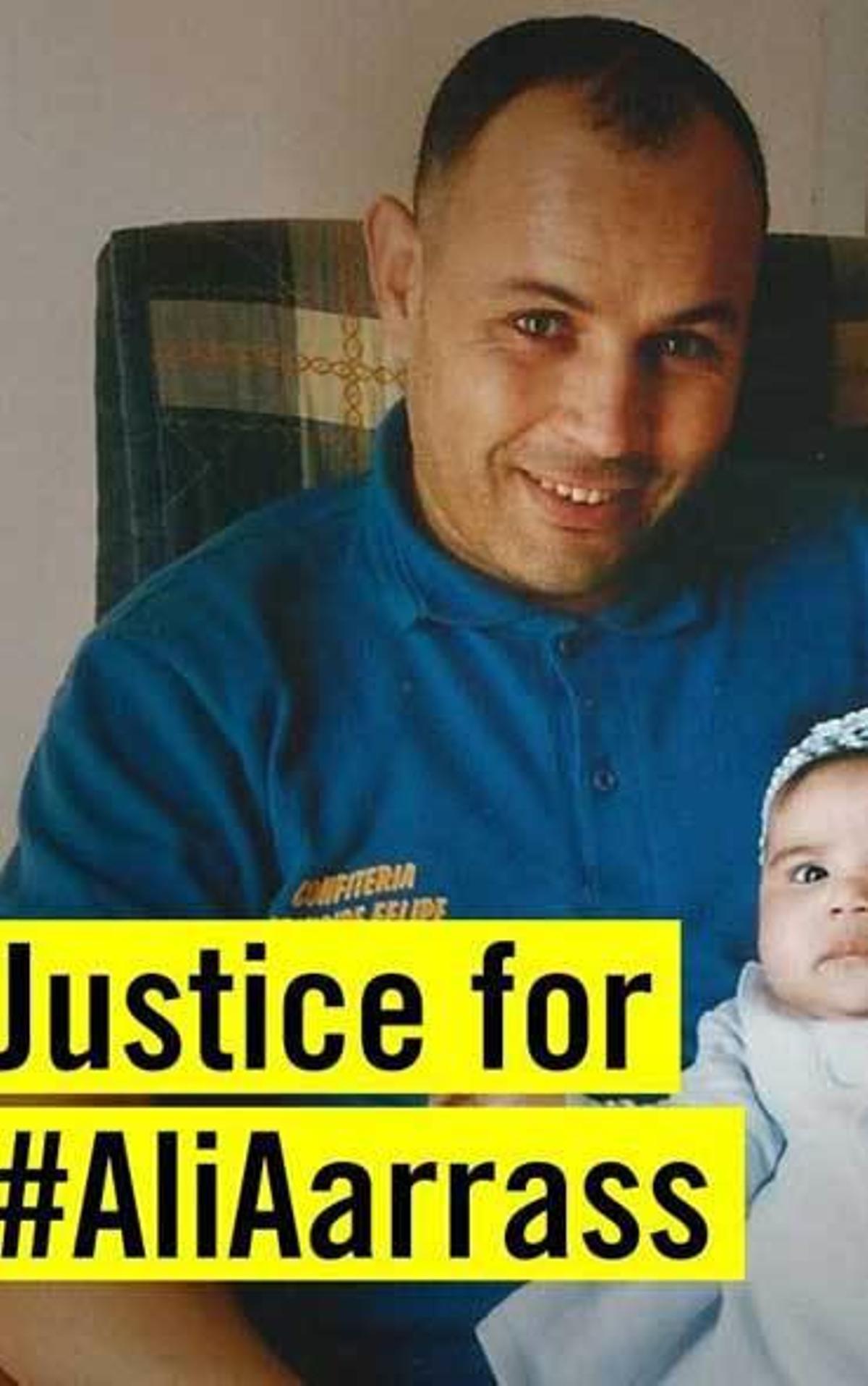 Cartel de Amnistía Internacional en defensa de Ali Aarrass.