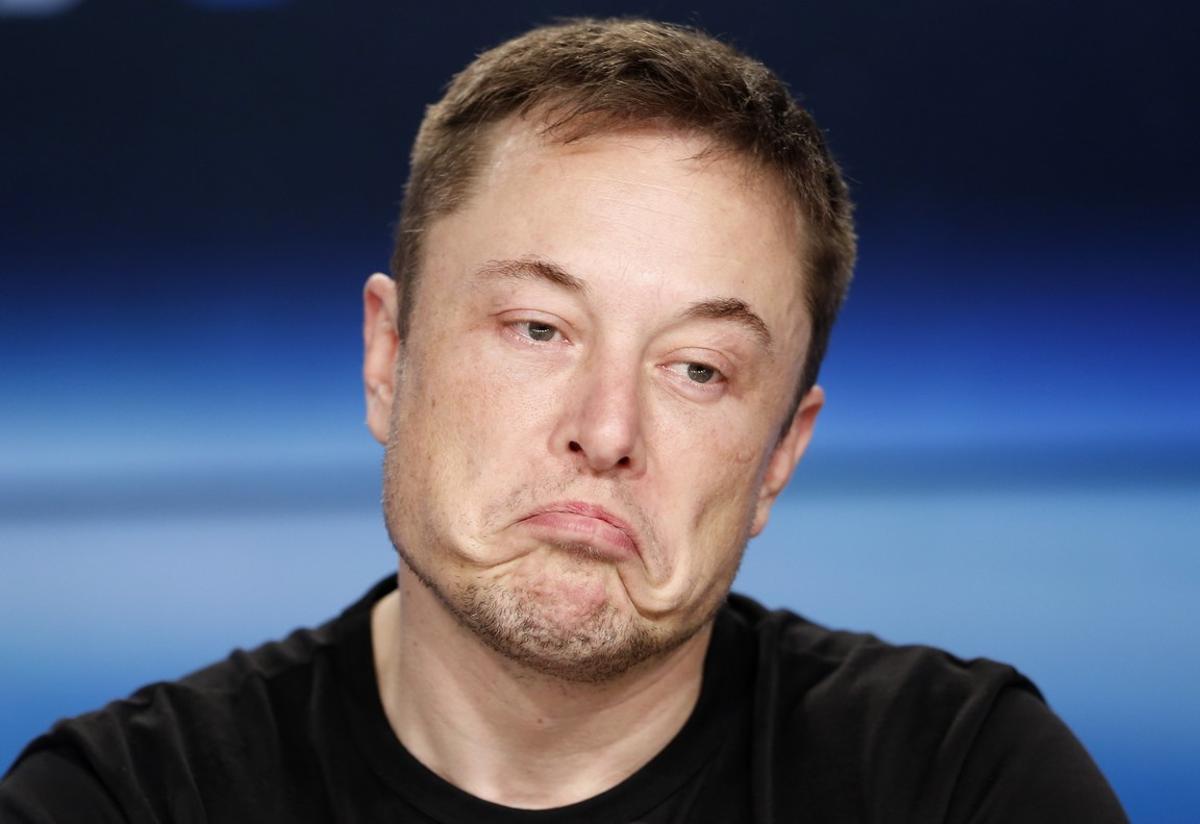 SpaceX founder Elon Musk pauses at a press conference following the first launch of a SpaceX Falcon Heavy rocket at the Kennedy Space Center in Cape Canaveral, Florida, U.S., February 6, 2018. REUTERS/Joe Skipper