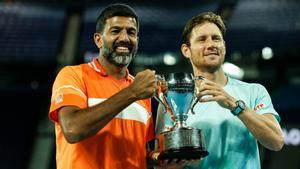 Bopanna celebra el título con su compañero