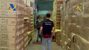 Almacenes con productos falsificados en una operación policial