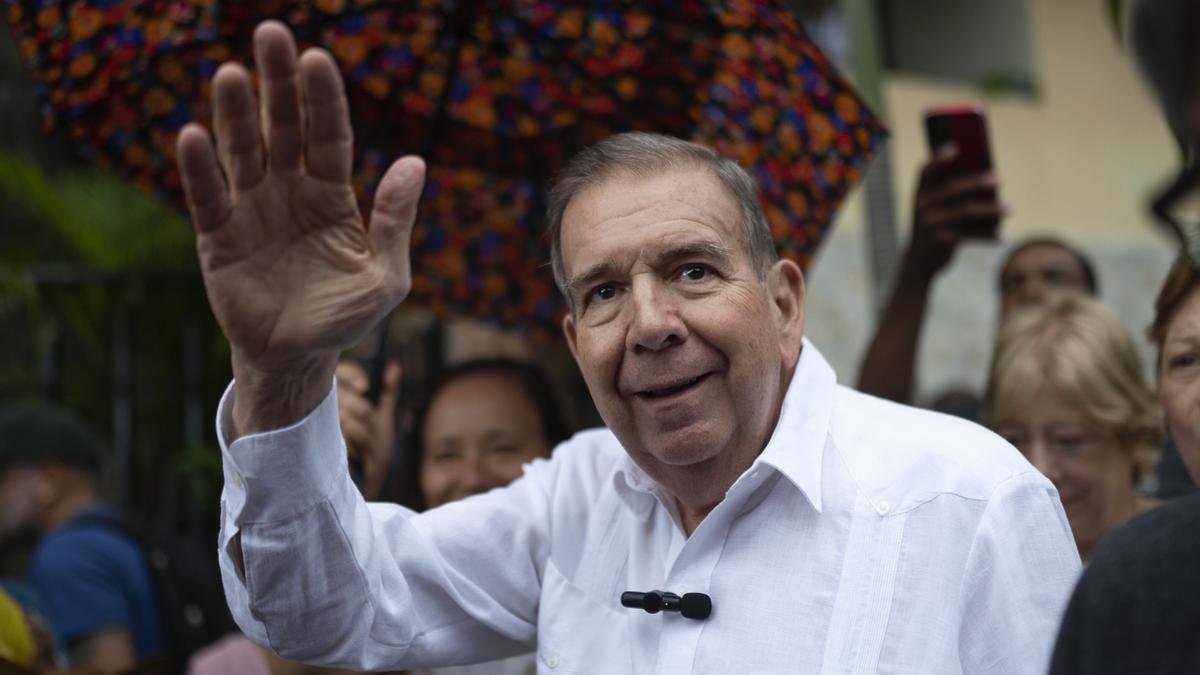 Caracas, Venezuela, 19 de junio. El líder opositor, Edmundo Gonzalez, durante la campaña electoral para las elecciones del 28 de julio