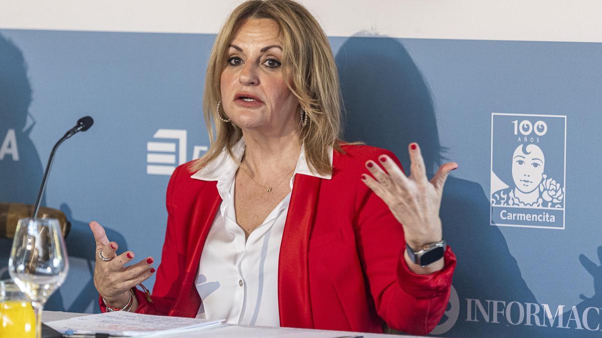 La consellera de Innovación, Industria, Comercio y Turismo, Nuria Montes, em su reciente intervención en el Foro Alicante.