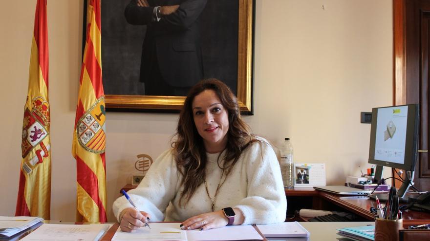 La subdelegada del Gobierno en Zaragoza, Noelia Herrero.