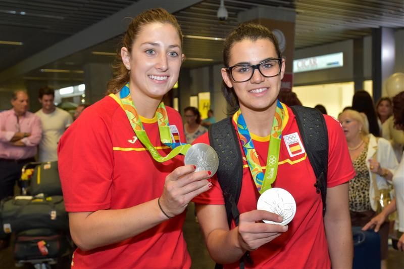 Llegada de deportistas tras los Juegos de Río 2106