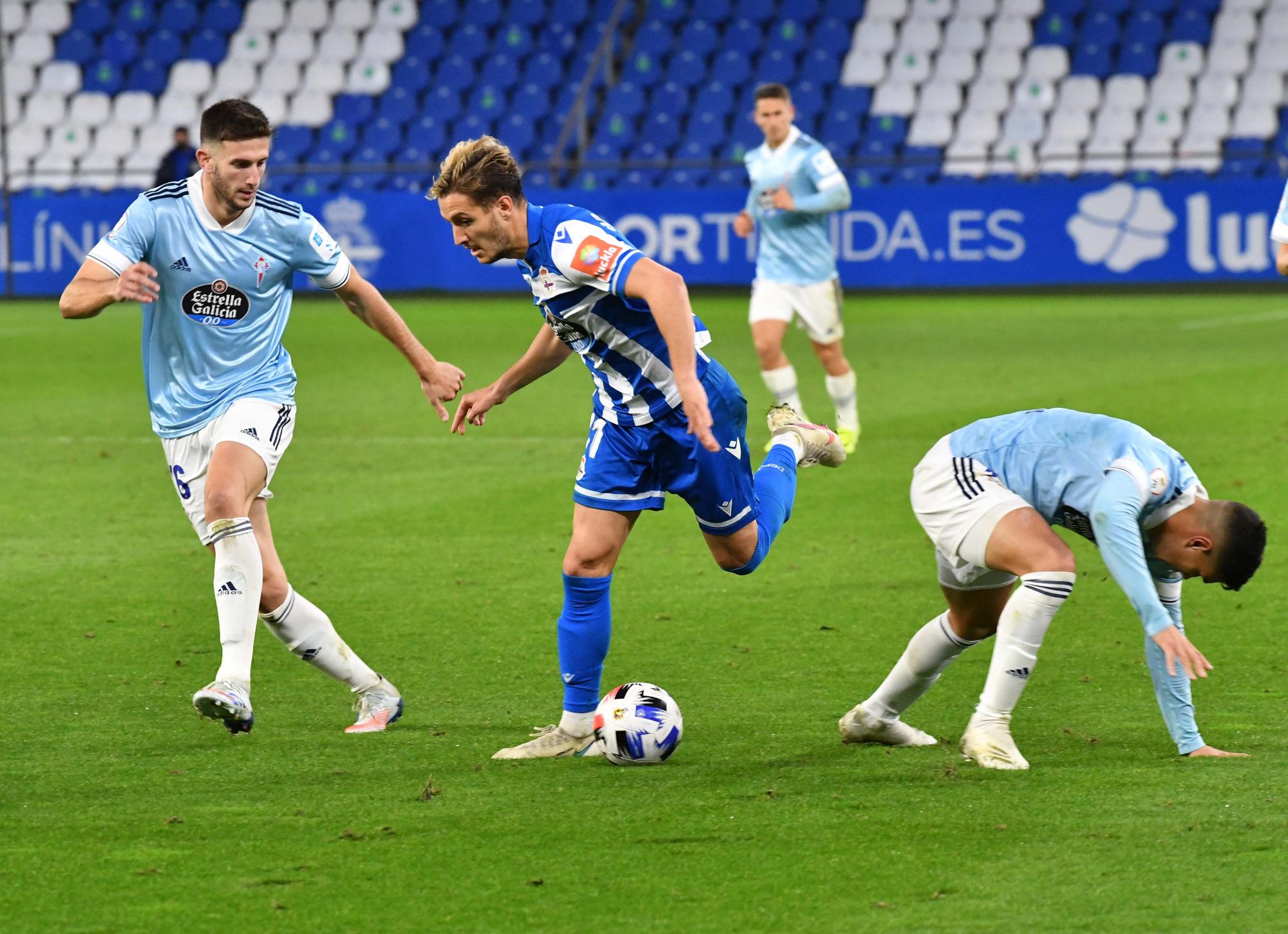 Las fotos de la victoria del Celta B en Riazor