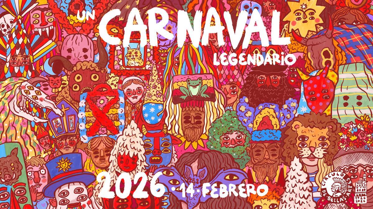 Cartel diseñado por el artista Ricardo Cavolo