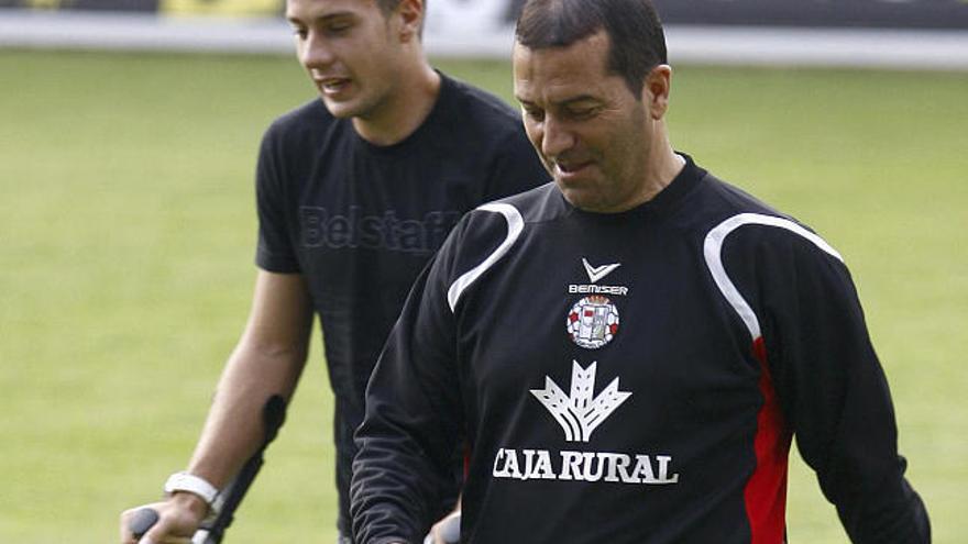 Koeman habló el miércoles con Tomé al término del entrenamiento.