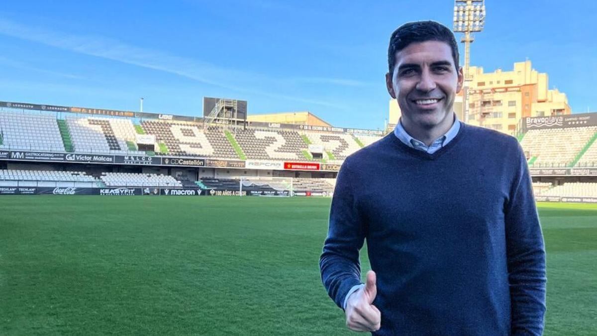 Ramón Soria, en el Estadio Castalia.