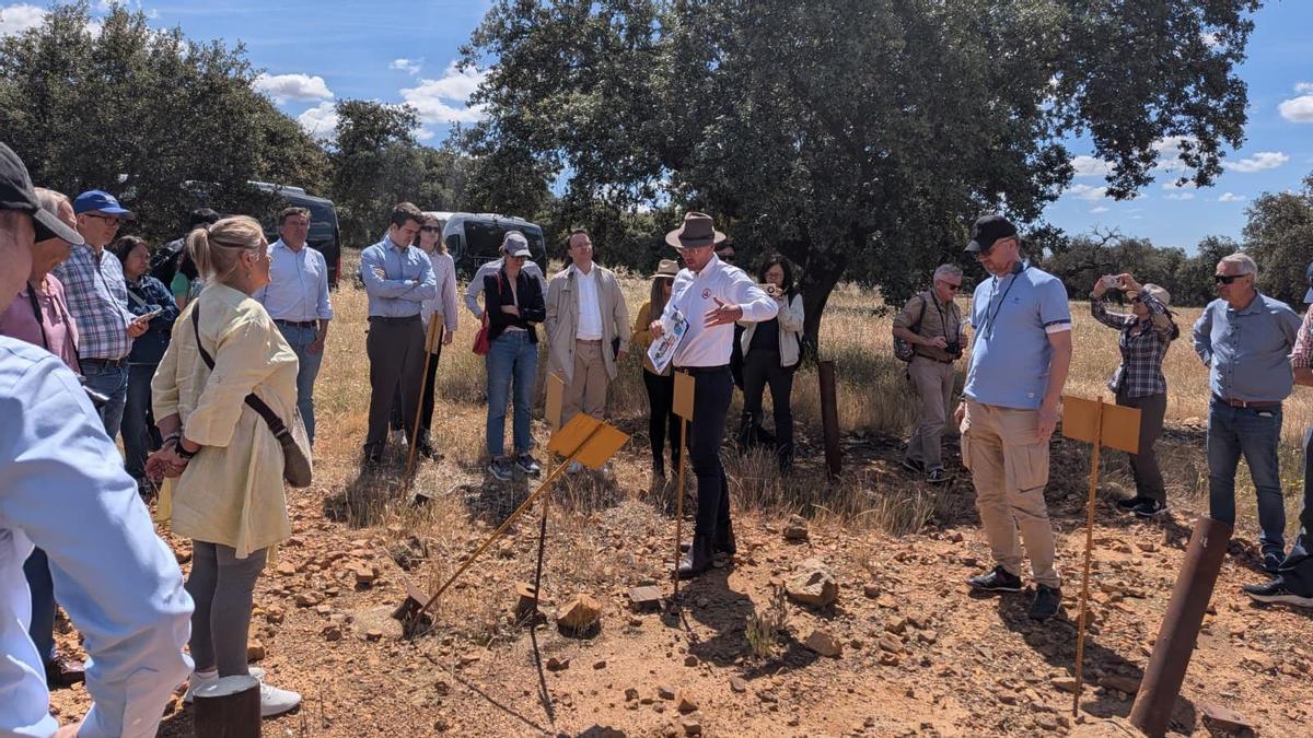 Varias empresas internacionales conocen de primera mano el proyecto de la mina de Oropesa de Fuente Obejuna.