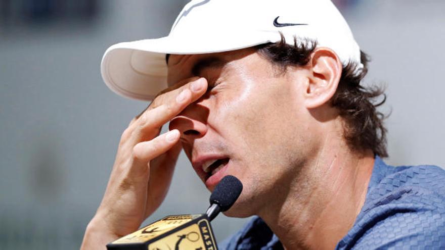 Rafa Nadal, en rueda de prensa