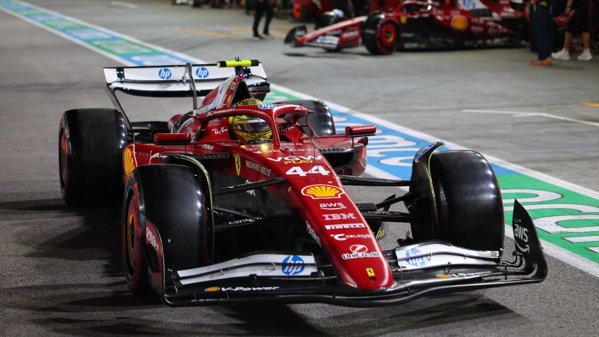 Lewis Hamilton durante el Gran Premio de Singapur