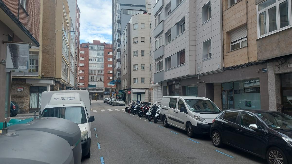 Vista de la calle Adaro, donde ocurrieron los hechos.