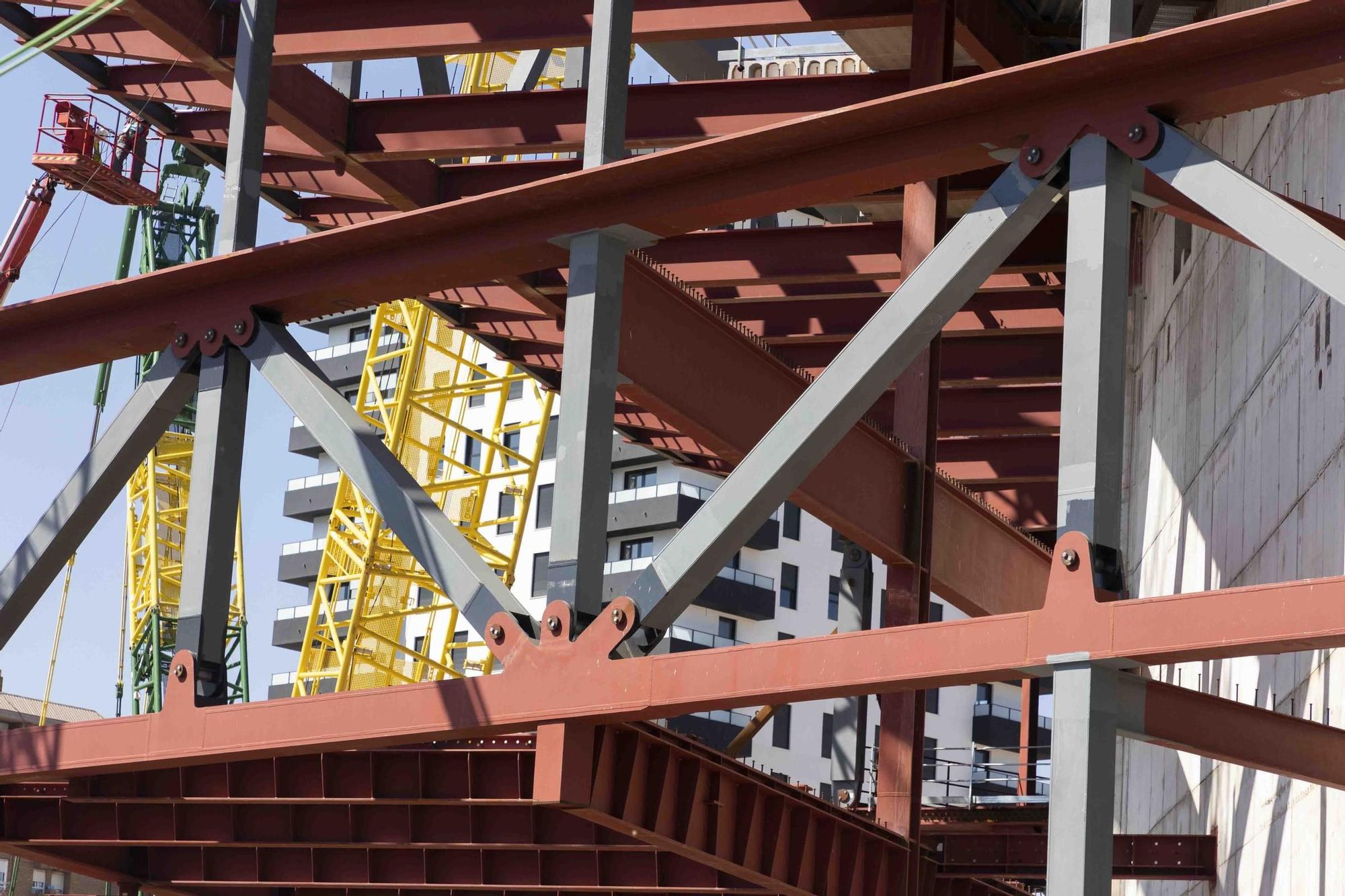 Obras pabellón Roig Arena