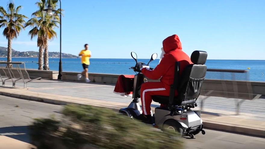 Papá Noel elige Benicàssim para recargar energías antes de la Navidad