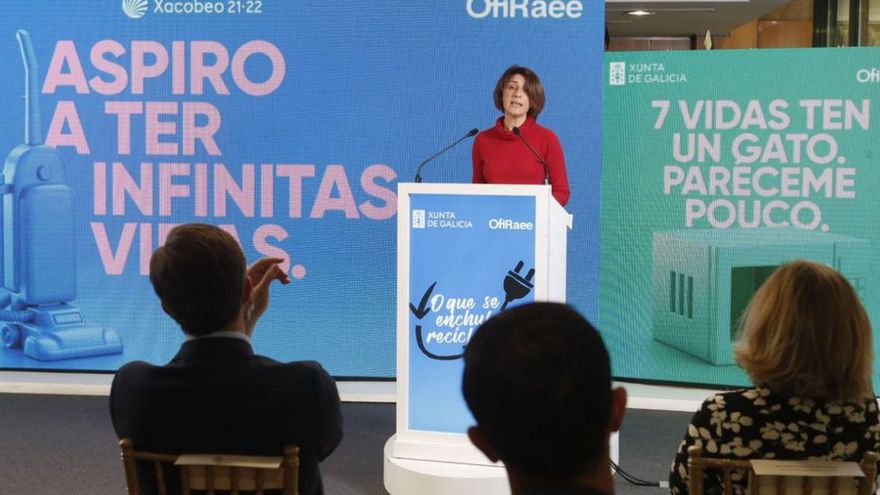 Ángeles Vázquez durante la presentación de la campaña. | // FDV