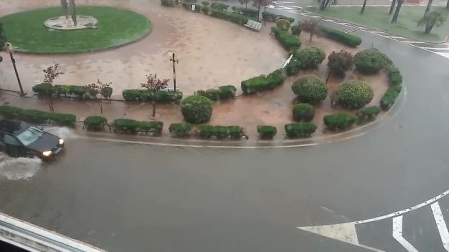 Inundaciones en Burriana por las intensas lluvias