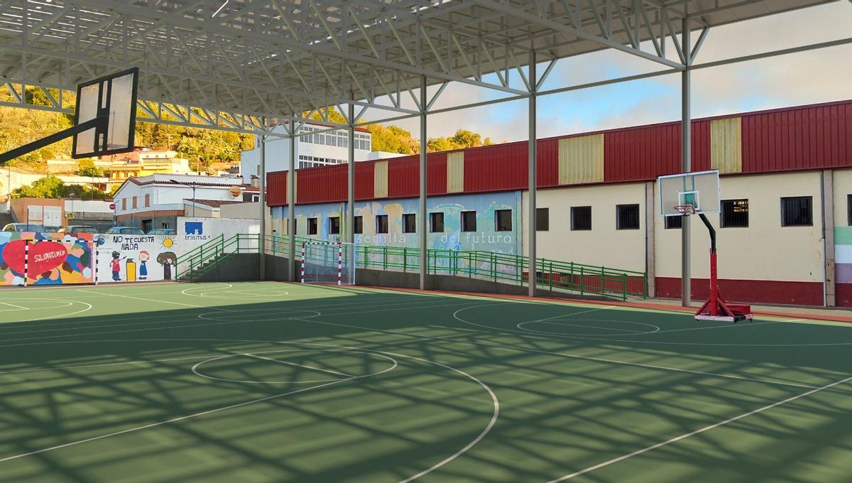 Interior de la zona deportiva.