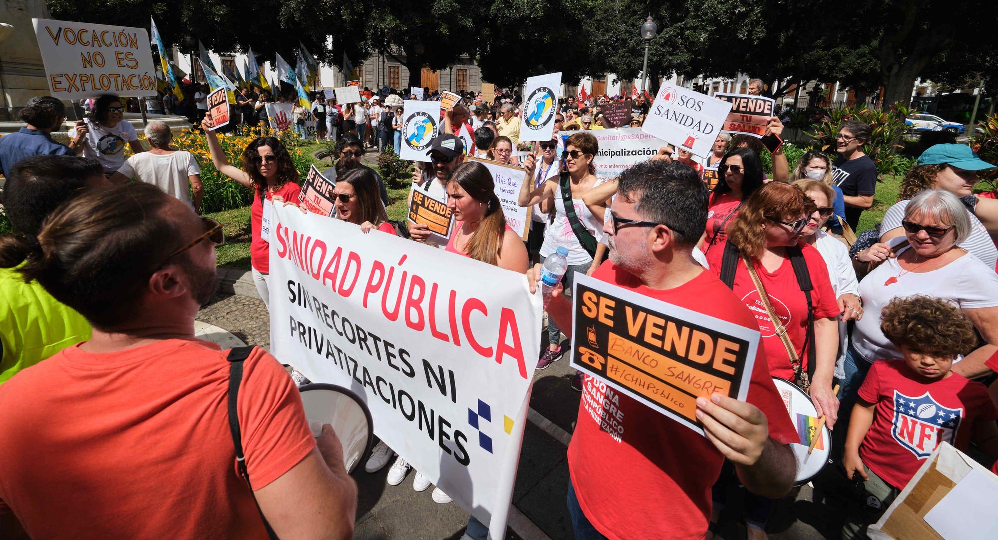 Manifestación en Tenerife por una sanidad digna