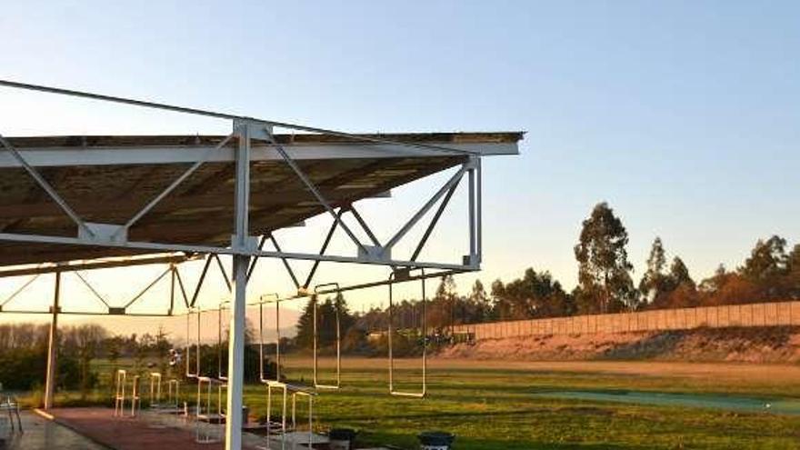 Instalaciones del campo de tiro de Cernadiñas Novas. // G. Santos