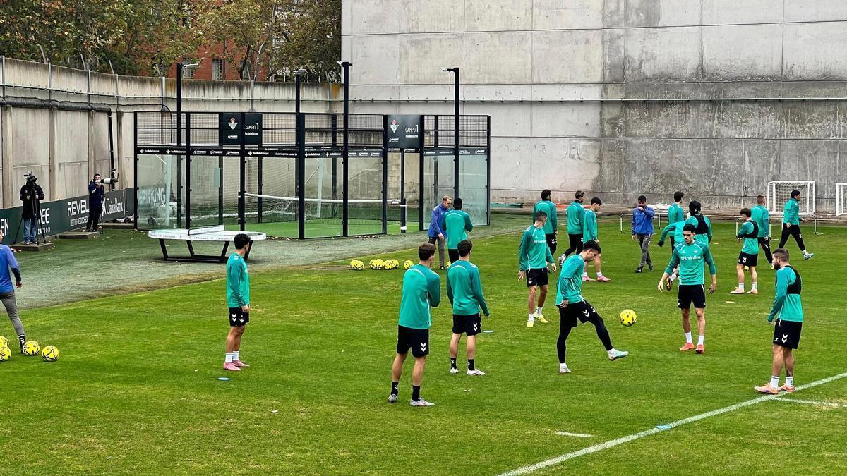Vídeo | Entrenamiento del Betis previo al Barcelona