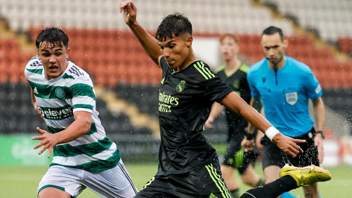 El Madrid juvenil arrasó en Glasgow al Celtic