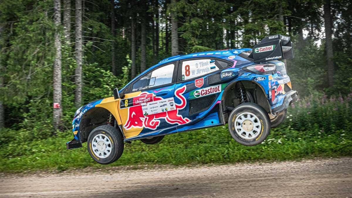 El estonio Ott Tänak, a por todas en casa