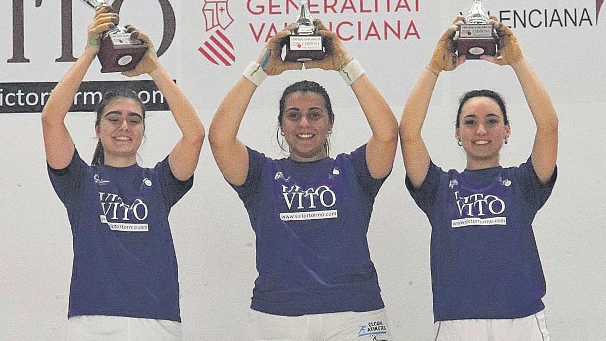 Ana, Myriam i Marina campiones del Mestres 2023