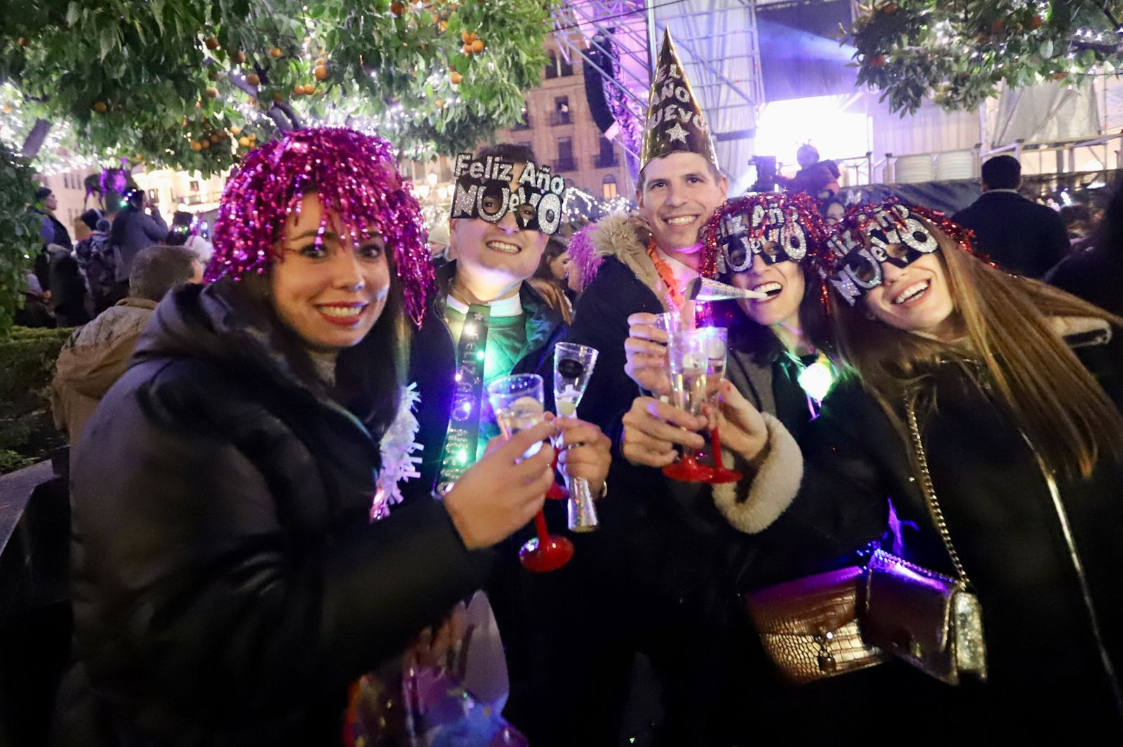 Córdoba recibe el 2024 con una gran fiesta en las Tendillas