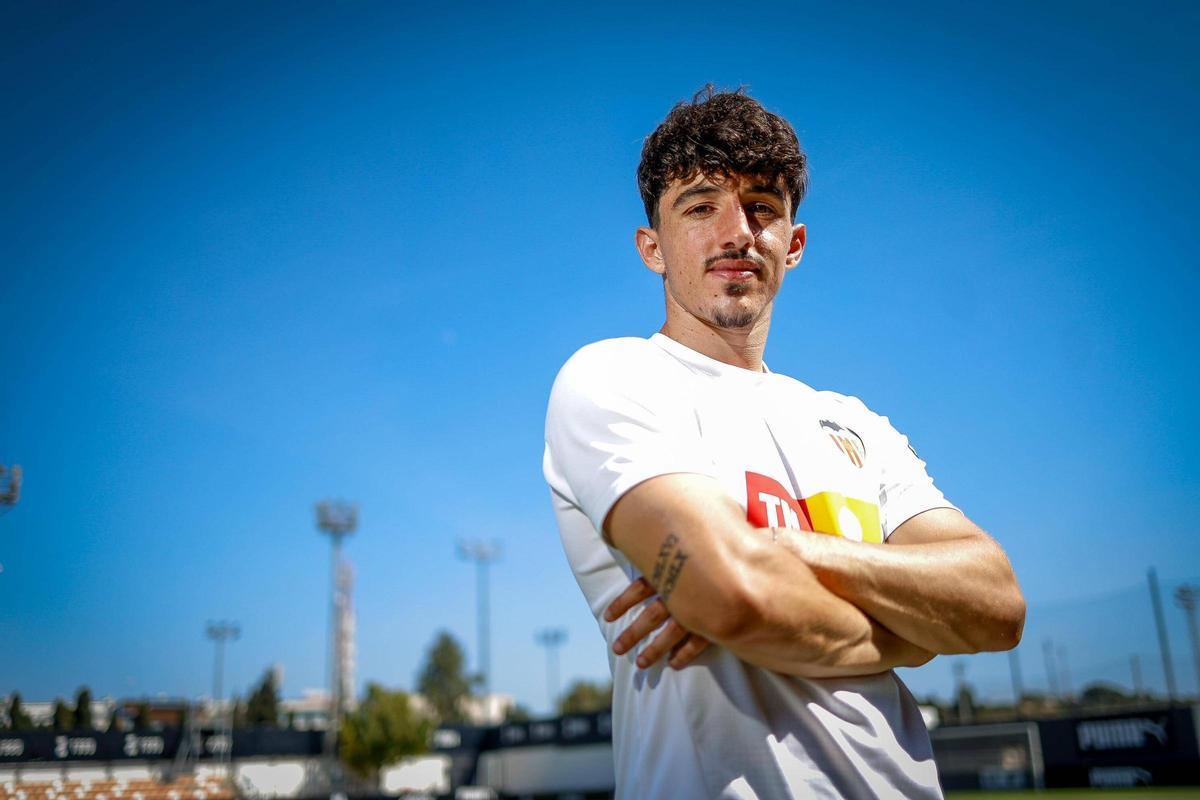 Diego López, en el Antonio Puchades de la ciudad deportiva de Paterna