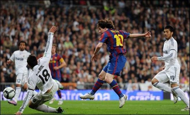 Real Madrid 0-2 FC Barcelona (10-04-2010): Segunda visita, segunda victoria. El Barça de Pep sigue dominando en el Santiago Bernabéu con su juego, convirtiendo los partidos en rondos. Era partido de Liga.