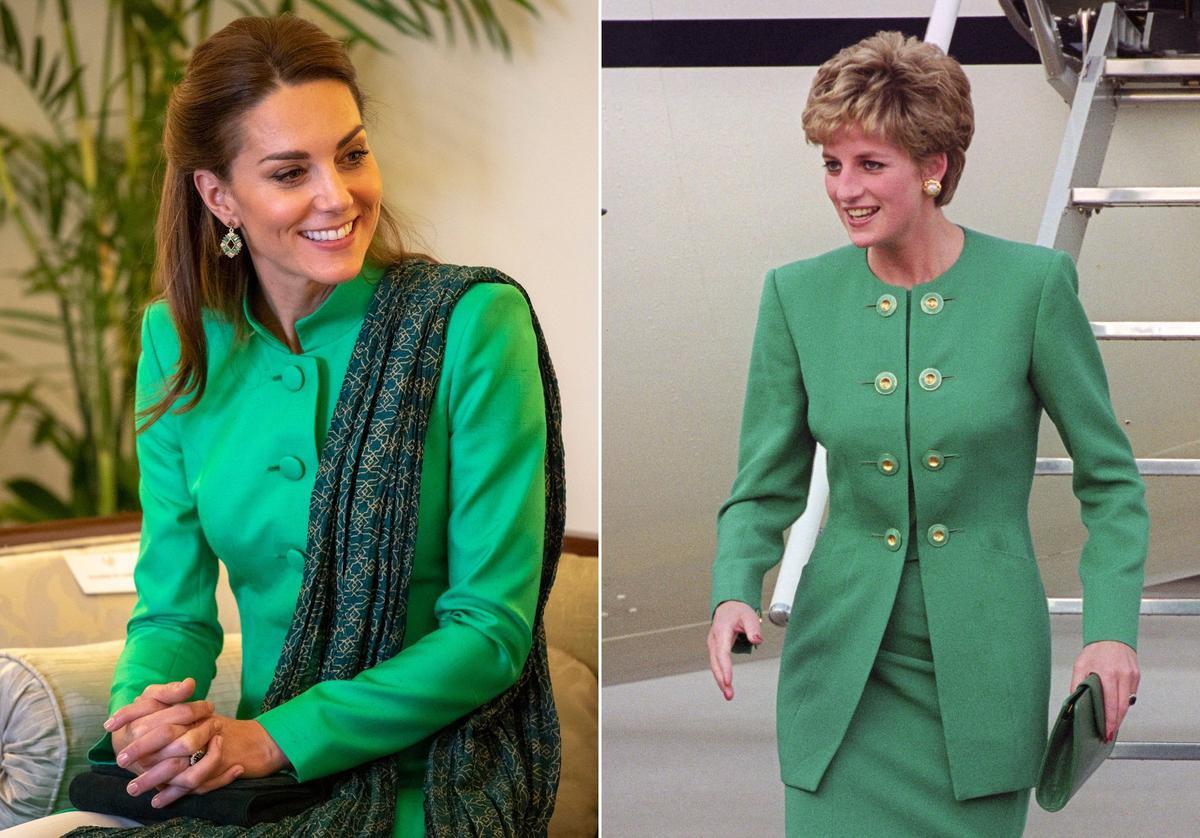 Kate Middleton también rinde homenaje a la princesa Diana con este vestido