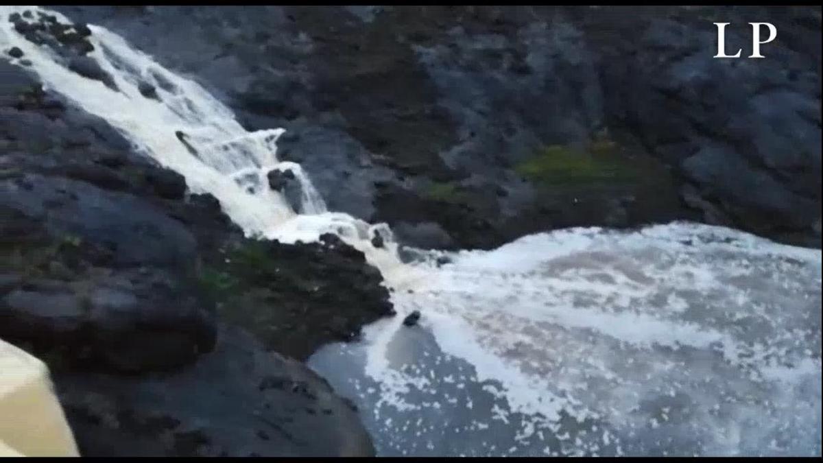 El agua entra a la presa de Las Niñas gracias a las últimas lluvias