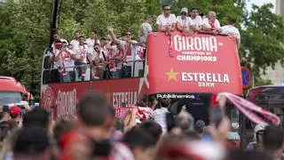 Sigue en directo la Rúa del Girona: la fiesta de la Champions League, hoy