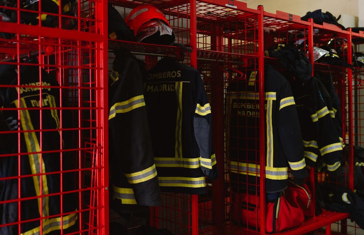 Equipación de los Bomberos de la Comunidad de Madrid.