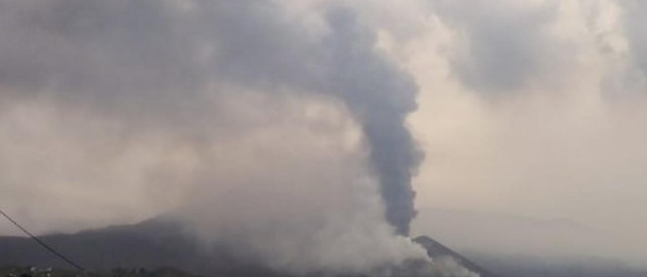 El volcán de La Palma, desde Cabeza de Vaca