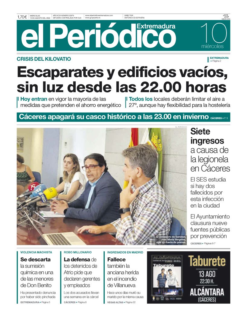 Consulta la portada correspondiente al día 10 de agosto del 2022