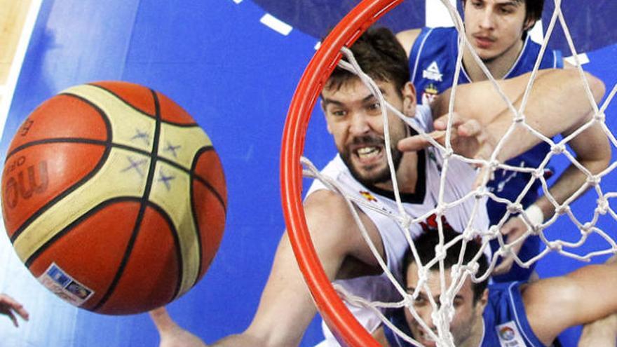 Marc Gasol durante un partido del Eurobasket.