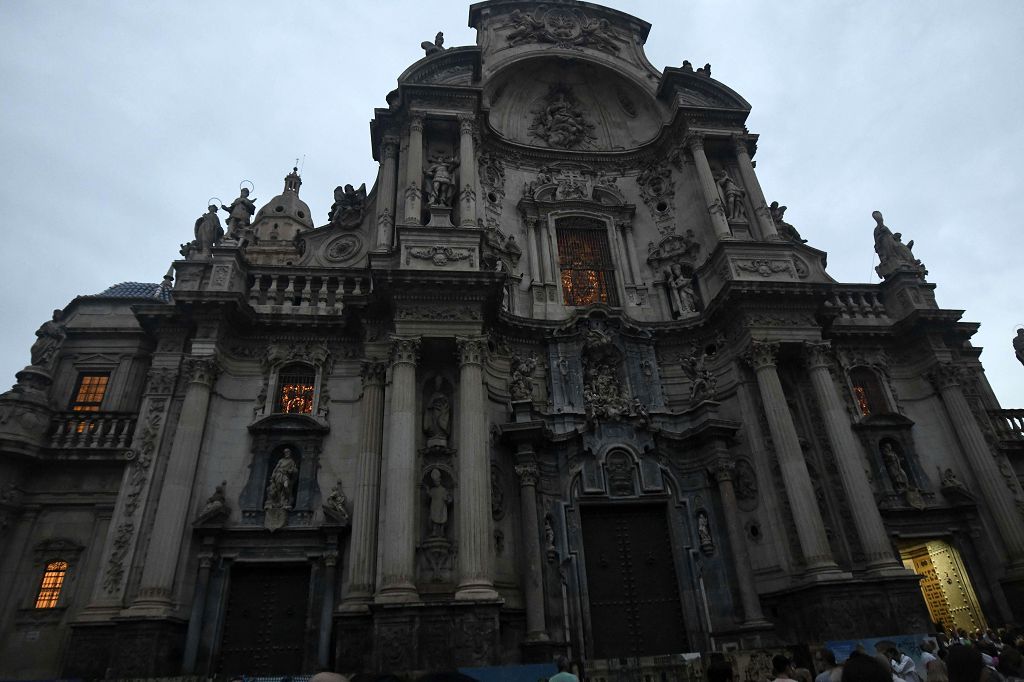 Romería de Murcia: Misa previa y primer tramo del recorrido