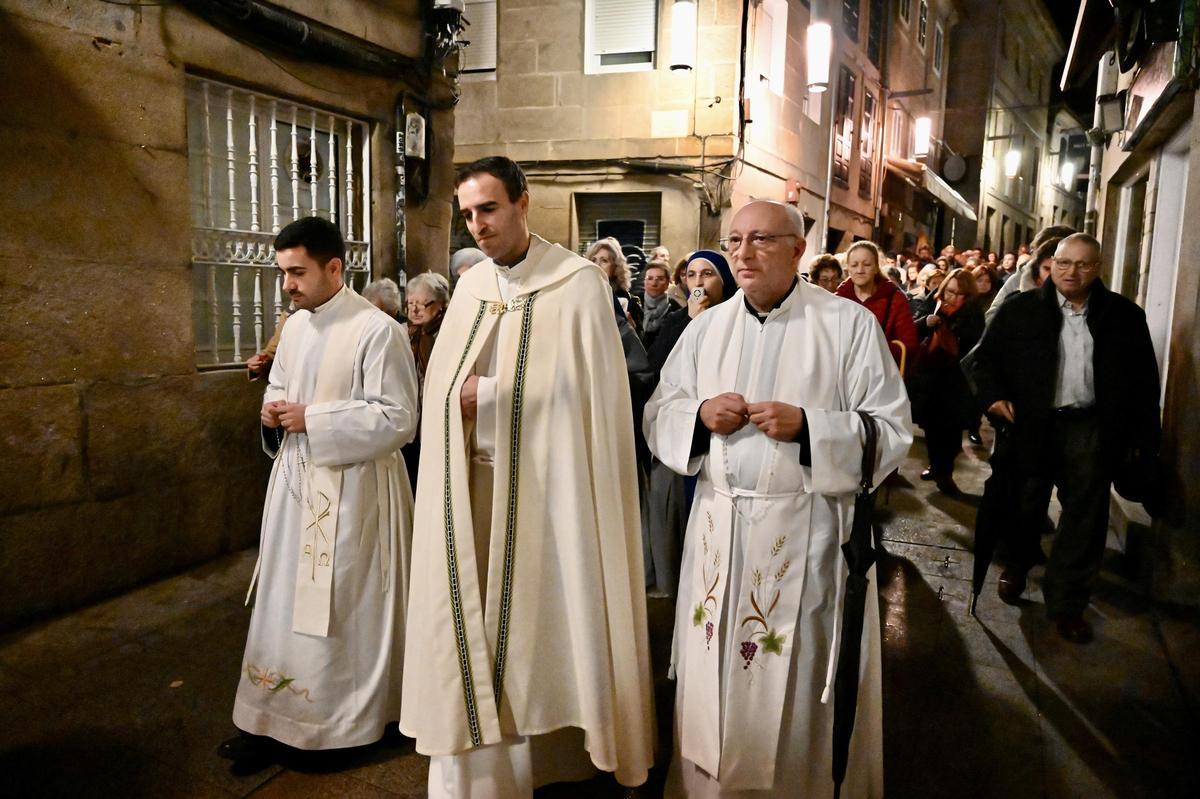 Un momento de la procesión