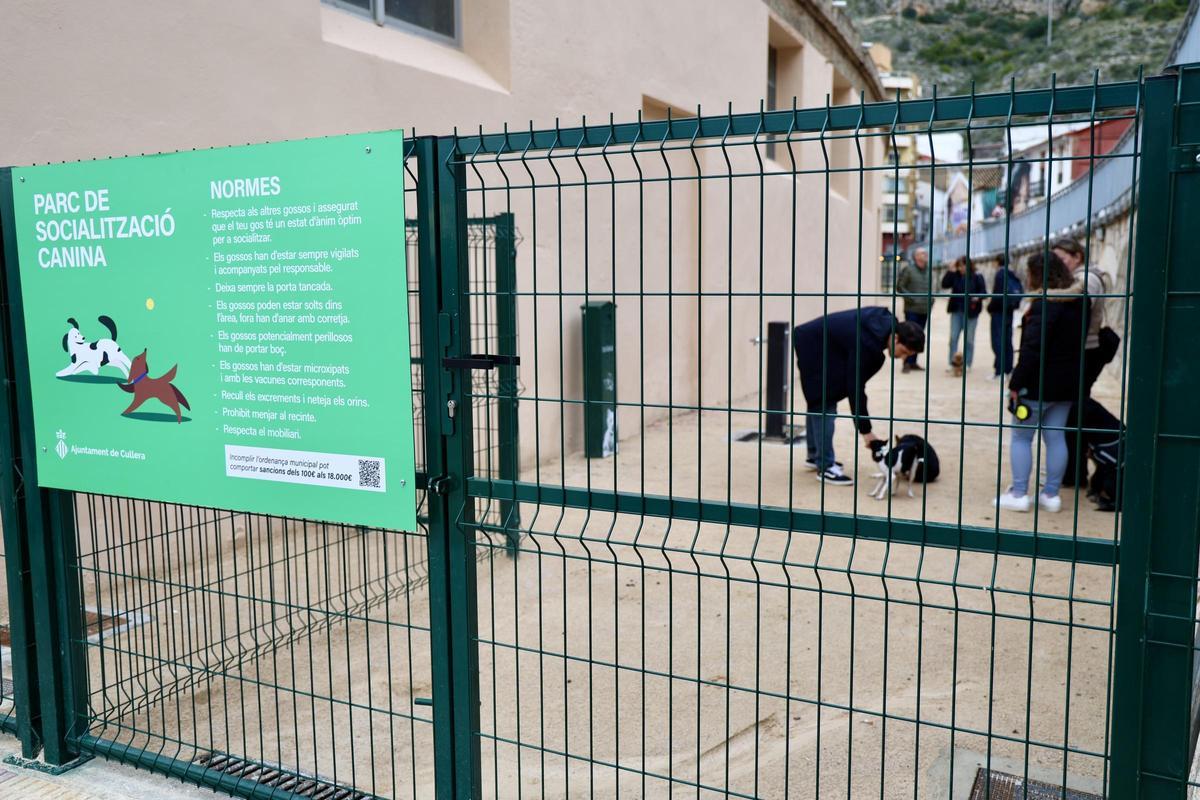 El nuevo reciento habilitado por el ayuntamiento para perros.