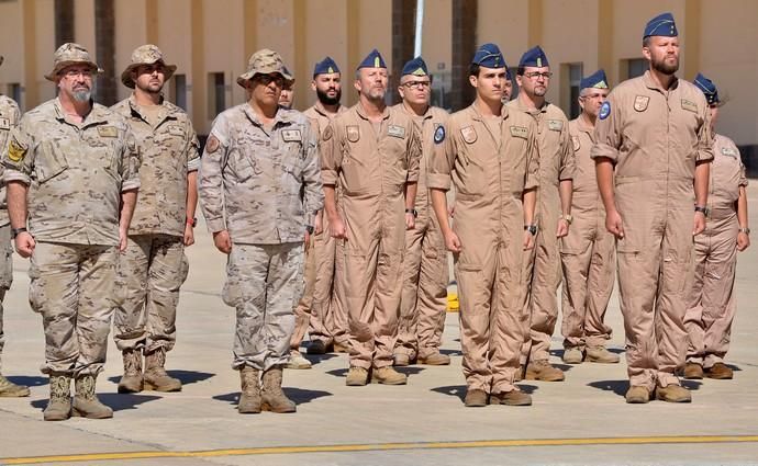 06/03/2019 BASE AEREA DE GANDO, TELDE. Acto de despedida del personal de 11º Contingente del Destacamento Grappa. (SAR). SANTI BLANCO